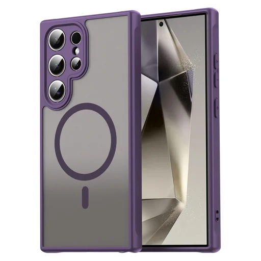  Samsung Galaxy S24 Ultra Lila Techsuit HaloFrost II MagSafe tok - 1