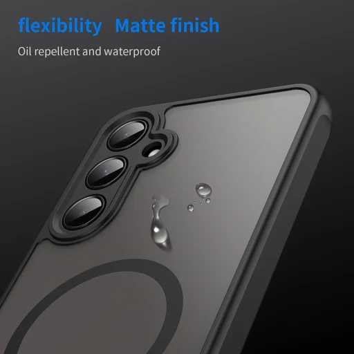  Techsuit - HaloFrost II MagSafe - Samsung Galaxy A35 5G - Fekete tok - 6