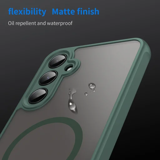  Techsuit - HaloFrost II MagSafe - Samsung Galaxy A55 5G - Zöld tok - 6