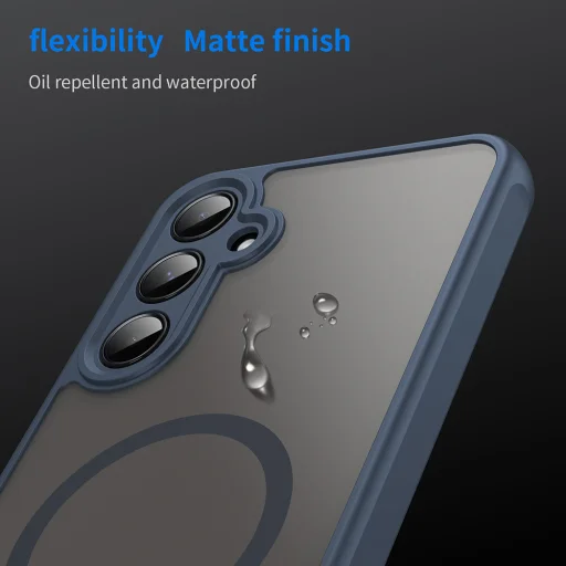  Techsuit - HaloFrost II MagSafe - Samsung Galaxy A35 5G - Tengerészkék tok - 6