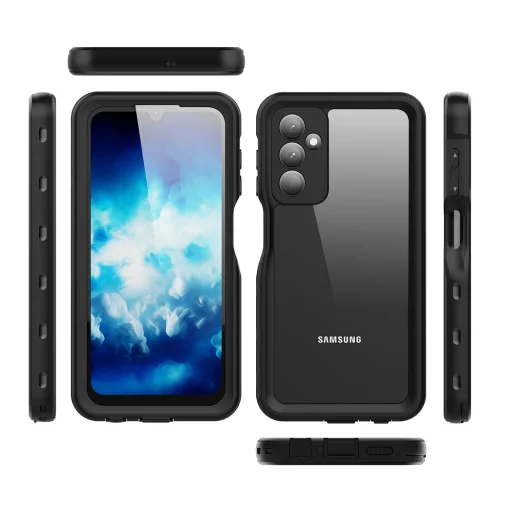 ShellBox - Vízálló IP68 Tok - Samsung Galaxy A25 5G - Fekete tok - 2