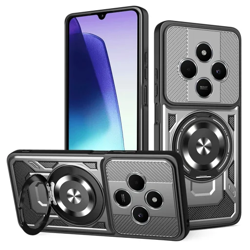 Techsuit - RuggedCam - Xiaomi Redmi 14C / Poco C75 - Szürke tok - 1