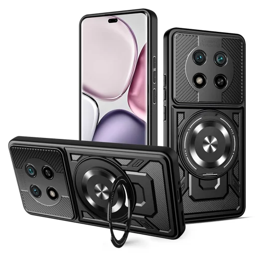  Honor Magic7 Lite / X9c Fekete Techsuit RuggedCam tok - 1