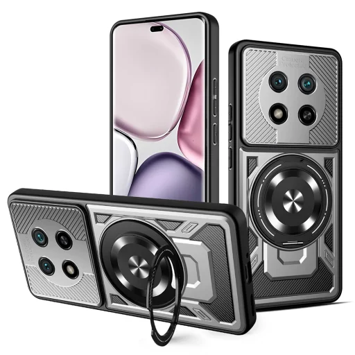  Honor Magic7 Lite / X9c Szürke Techsuit RuggedCam tok - 1