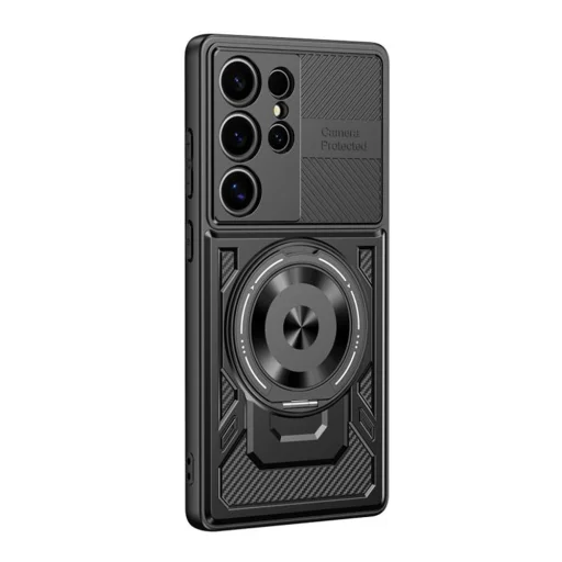 Techsuit - RuggedCam - Samsung Galaxy S22 Ultra 5G - Fekete tok - 2