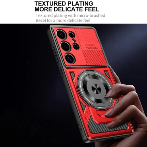 Techsuit - RuggedCam - Samsung Galaxy S22 Ultra 5G - Fekete tok - 3