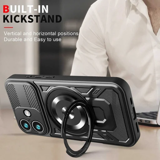 Techsuit - RuggedCam - iPhone 17 - Kék tok - 3