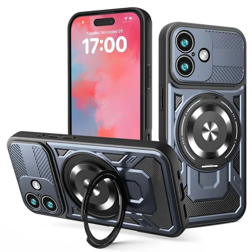 Techsuit - RuggedCam - iPhone 17 - Kék tok - 1