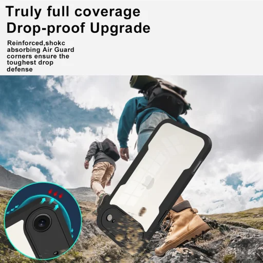  iPhone 17 Air Rózsaszín Techsuit ColorVerse 360 Sorozat + Képernyővédő tok - 6