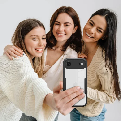  iPhone 17 Air Rózsaszín Techsuit ColorVerse 360 Sorozat + Képernyővédő tok - 5