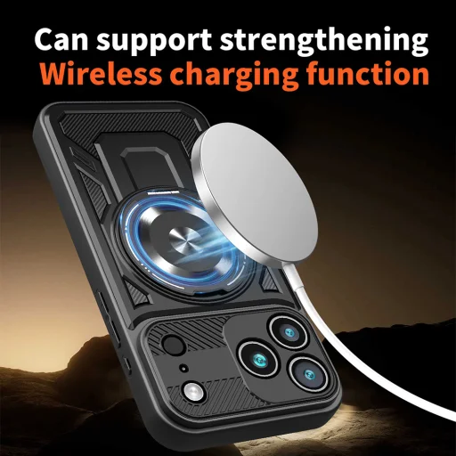  iPhone 17 Pro Max Szürke Techsuit RuggedCam tok - 2