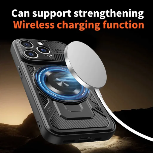 Techsuit - RuggedCam - iPhone 15 Pro - Kék tok - 2