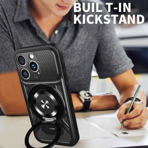 Techsuit - RuggedCam - iPhone 15 Pro - Kék tok - 3