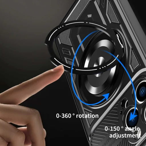 Techsuit - RuggedCam - iPhone 15 Pro - Kék tok - 6