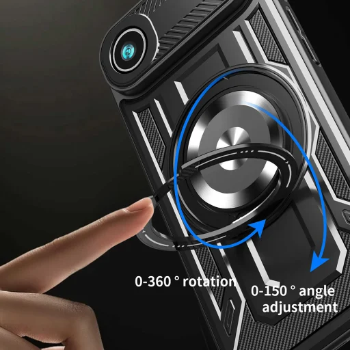  iPhone 17 Air Fekete Techsuit - RuggedCam tok - 6