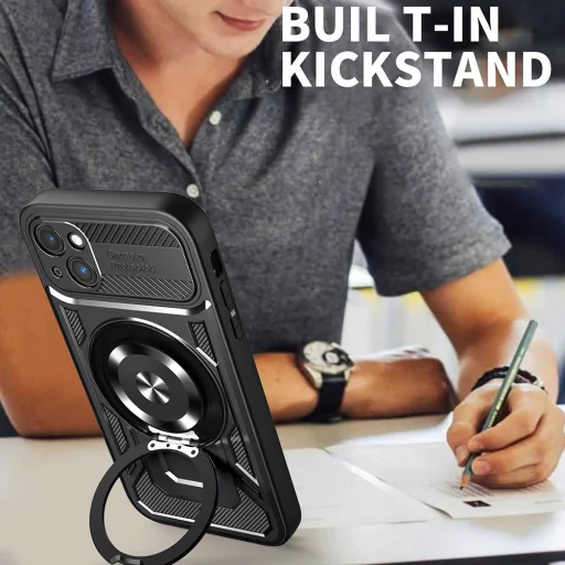 Techsuit - RuggedCam - iPhone 15 - Szürke tok - 3