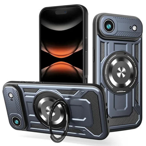  iPhone 17 Air Kék Techsuit RuggedCam tok - 1