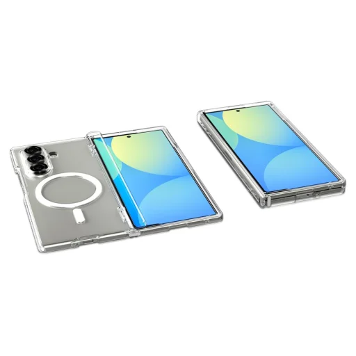  Samsung Galaxy Z Fold 7 Átlátszó/fehér Spigen Ultra Hybrid Pro Mag Magsafe tok - 14