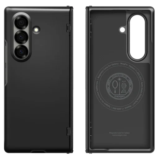  Samsung Galaxy Z Fold 7 Fekete Spigen Slim Armor Pro Mag Magsafe tok - 5