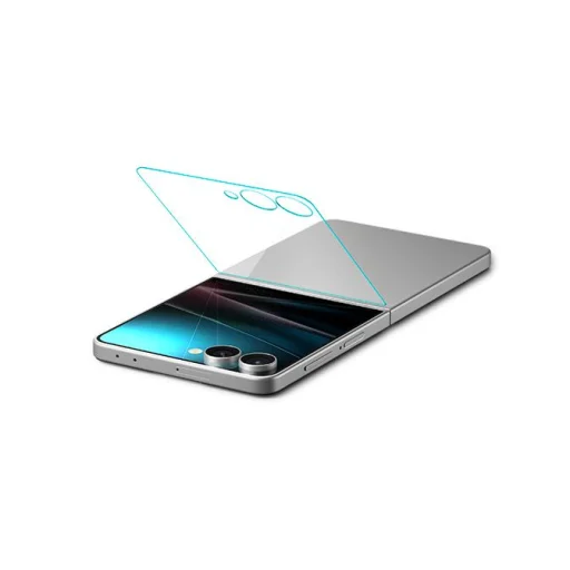  Galaxy Z Flip 7 Clear Spigen Glas.tr ez Fit Hd üvegfólia - 5