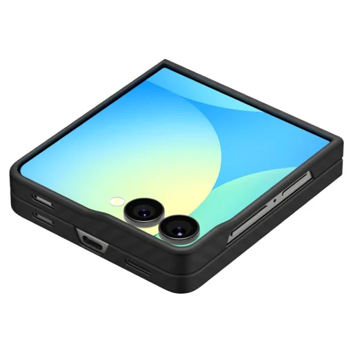  Samsung Galaxy Z Flip 7 Fekete Spigen Airskin Aramid tok - 10