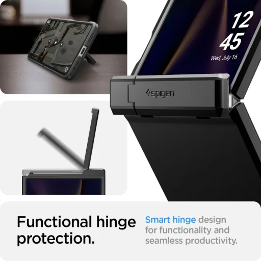  Samsung Galaxy Z Flip 7 Fekete Spigen Tough Armor Pro Mag Magsafe tok - 45