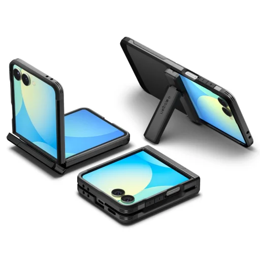  Samsung Galaxy Z Flip 7 Fekete Spigen Tough Armor Pro Mag Magsafe tok - 21