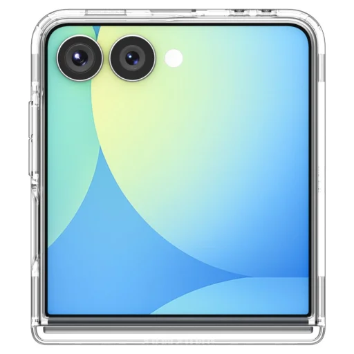  Samsung Galaxy Z Flip 7 Átlátszó/fehér Spigen Ultra Hybrid Pro Mag Magsafe tok - 21