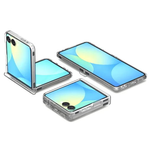  Samsung Galaxy Z Flip 7 Átlátszó/fehér Spigen Ultra Hybrid Pro Mag Magsafe tok - 31