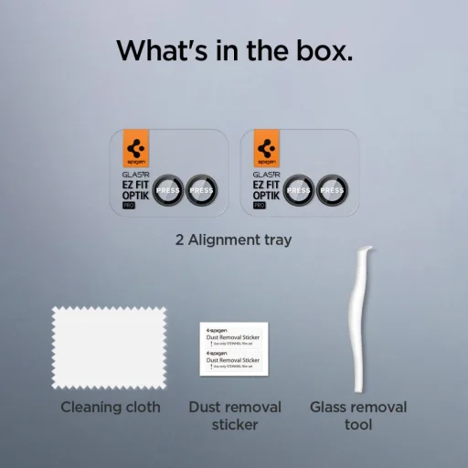  Samsung Galaxy Z Flip 7 fekete üvegfólia Spigen Optik Pro Hd Glas.tr ”Ez Fit” kamera védő 2 csomag - 12