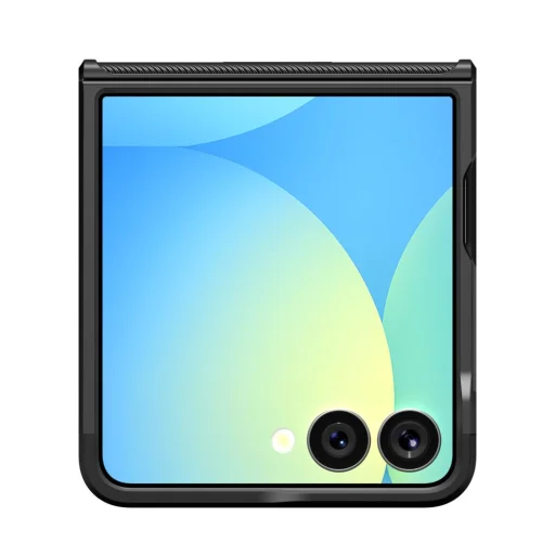  Samsung Galaxy Z Flip 7 Fekete Spigen Slim Armor Pro Mag Magsafe tok - 5