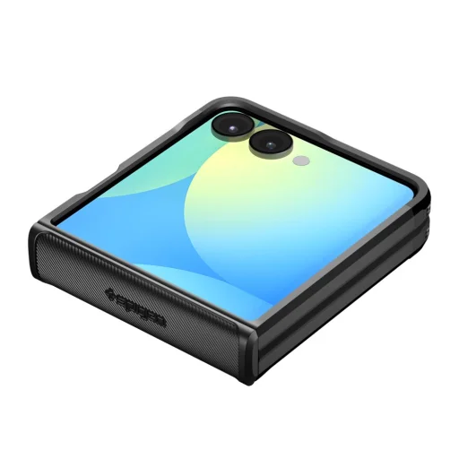  Samsung Galaxy Z Flip 7 Fekete Spigen Slim Armor Pro Mag Magsafe tok - 9