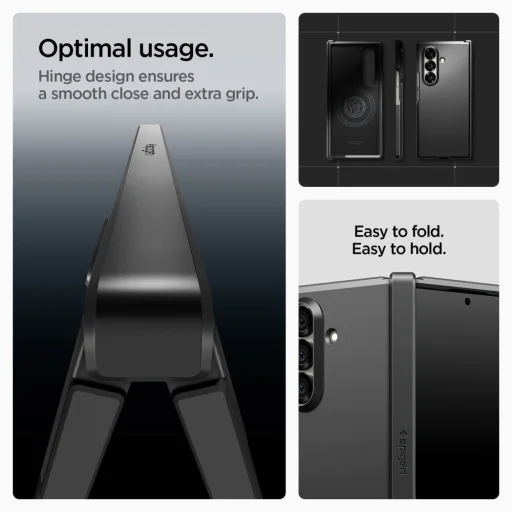  Samsung Galaxy Z Fold 7 Fekete Spigen Tough Armor Pro Mag Magsafe tok - 13