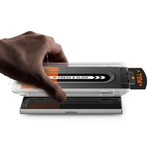  Samsung Galaxy Z Fold 7 átlátszó Spigen Glas.tr "EZ Fit Pro" Hd Edzett üveg 2-csomag üvegfólia - 5