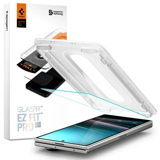 Galaxy Z Fold 7 Átlátszó Spigen Glas.tr "EZ Fit Pro" HD Edzett üveg üvegfólia - 1