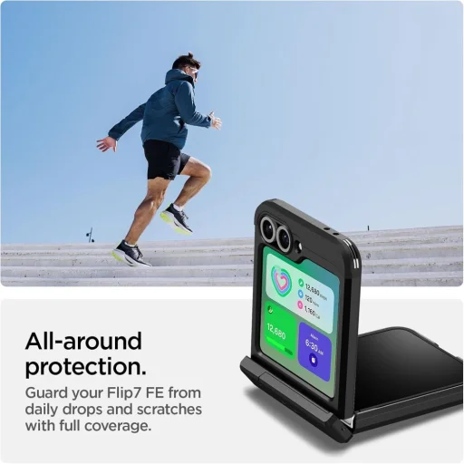  Galaxy Z Flip 6 / 7 fekete Spigen Tough Armor Pro Mag Magsafe tok - 6