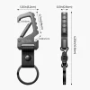 Tech-protect Slidelock Karabiner Kulcstartó Fegyveracél thumbnail
