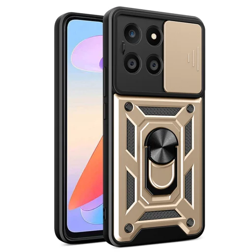  Techsuit - CamShield sorozat - Honor X6a - Arany tok - 1