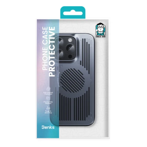  iPhone 14 Pro Szürke Benks Mágneses Biliz Hűtőtok (0057) - 8