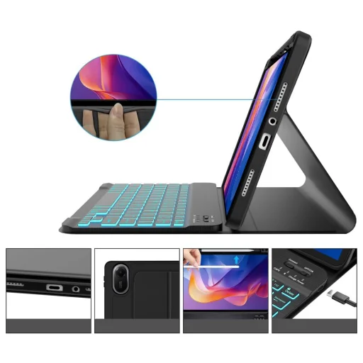 Tech-protect SC Pen + Billentyűzet Xiaomi Redmi Pad 2 11.0 Fekete tok - 5