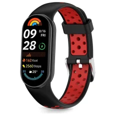 Tech-protect Iconband Air Xiaomi Smart Band 8 / 9 / 10 / NFC Fekete/Piros szíj