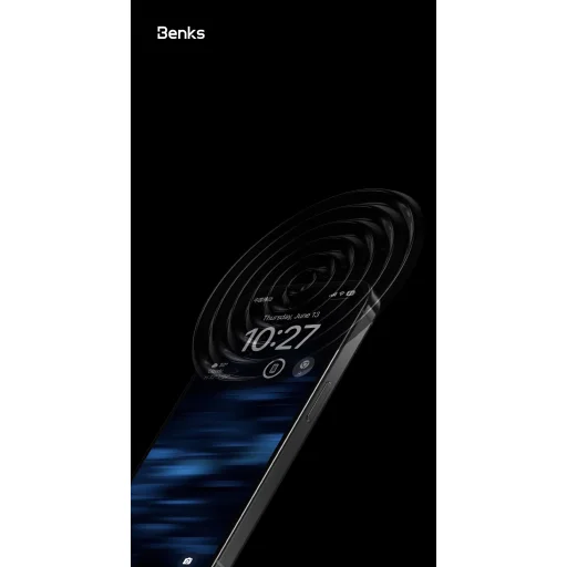 Benks edzett üveg Glass Warrior zafír bevonattal (LS65) iPhone 16 Pro Max fekete (vékony él) üvegfólia - 8