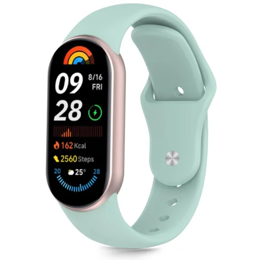 Tech-protect Iconband Pure Xiaomi Smart Band 8 / 9 / 10 / NFC Soft Mint szíj - 1