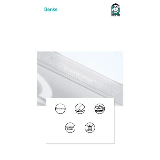  iPhone 14 Pro Fehér Benks Magnetic Mecha Series tok - 4