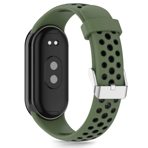 Tech-protect Iconband Air Xiaomi Smart Band 8 / 9 / 10 / NFC zöld/fekete - 2