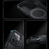  iPhone 15 Pro Max Fekete Benks Montage Magnetic Armor Pro Kevlar tok fém kerettel 600D+1500D (MA62) thumbnail