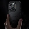 iPhone 15 Pro Max Fekete Benks Montage Magnetic Armor Pro Kevlar tok fém kerettel 600D+1500D (MA62) thumbnail
