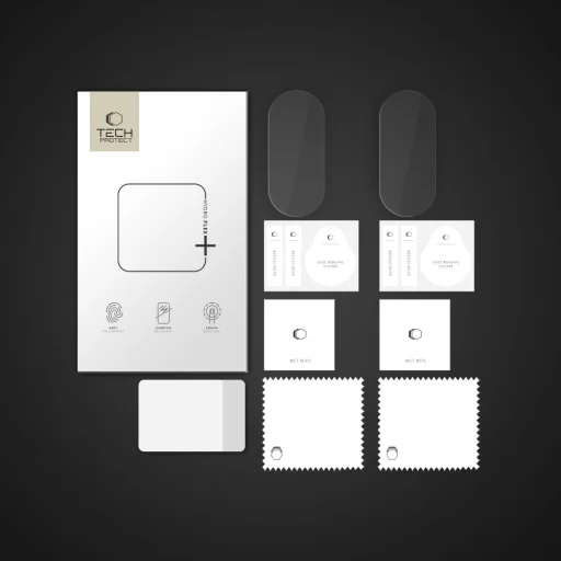 Tech-protect Hydro Flex+ 2-csomag Xiaomi Smart Band 8 / 9 / 10 / NFC átlátszó üvegfólia - 6