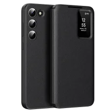  Techsuit - SmartView sorozat - Samsung Galaxy S23 Plus - Fekete tok