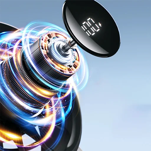 Jisulife Kézi Ventilátor Life4 5000mAh Hordozható USB Ventilátor - Fekete - 9